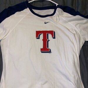 Women’s large Texas Ranger short sleeve shirt